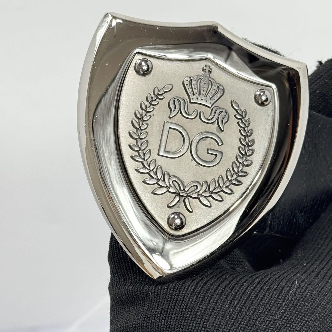 【ドルガバofドルガバ】Dolce&Gabbanaレザー　エンブレムロゴ　ベルト