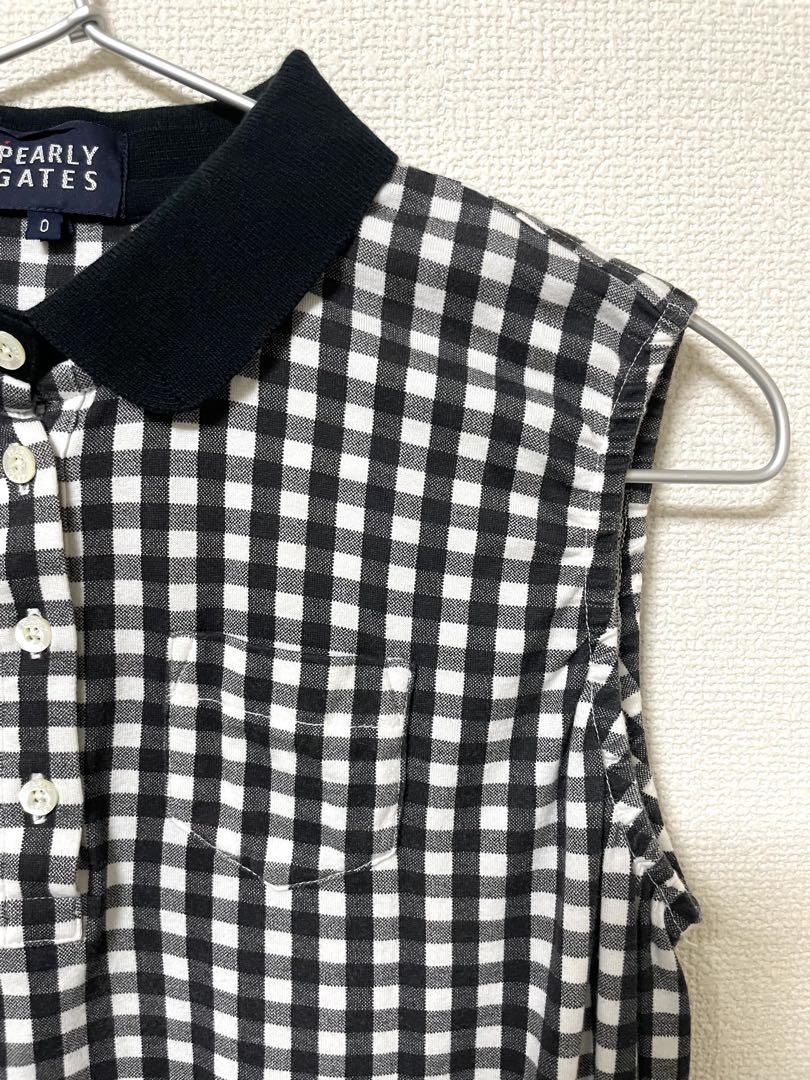 【超超美品☆】W006パーリーゲイツ　ノースリーブポロシャツ