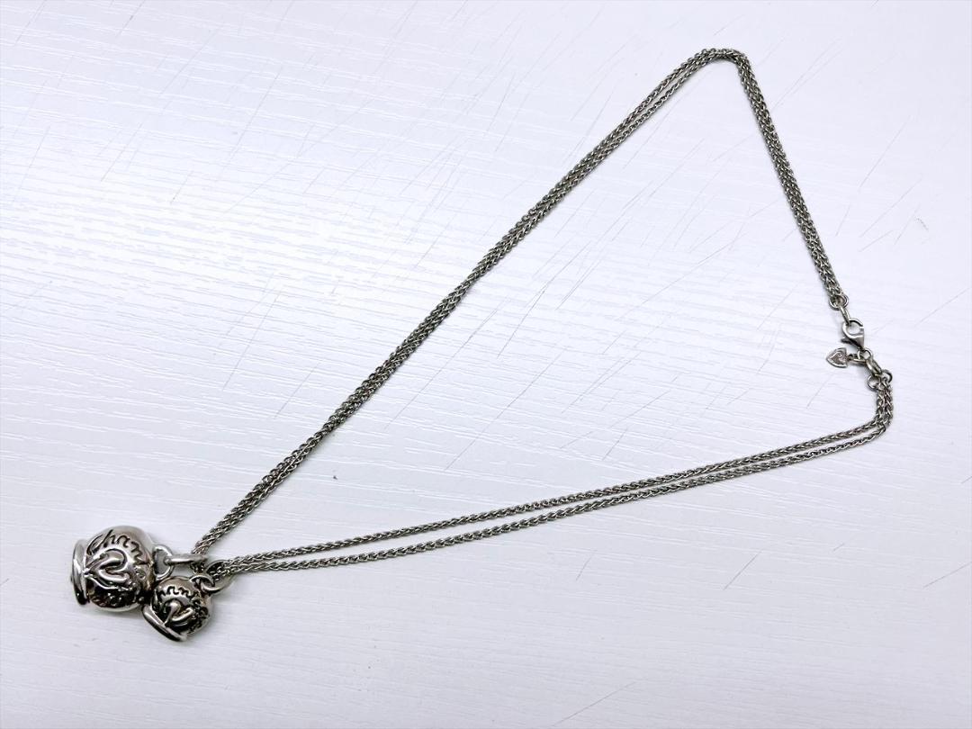 Chantecler シャンテクレール 幸運のベル 2連 ネックレス 925