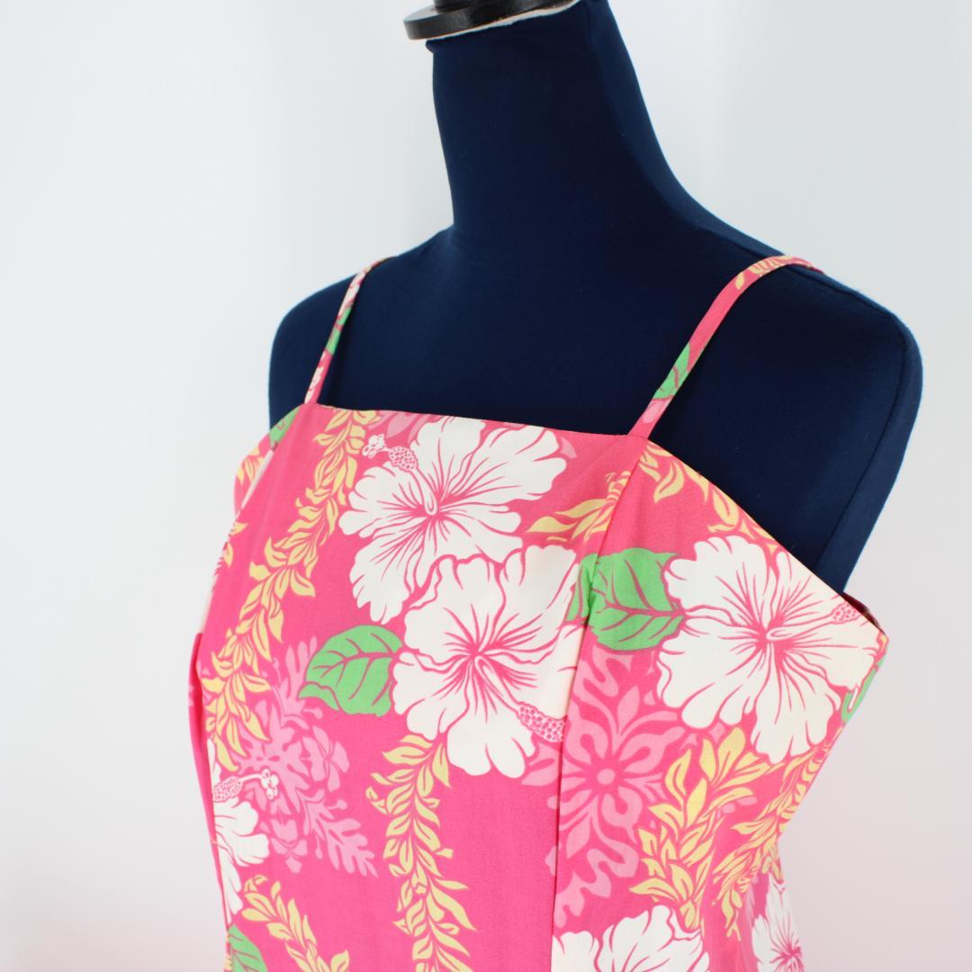 新品 ハワイ製フラダンス衣装】ピンク LIILIILEA ドレス