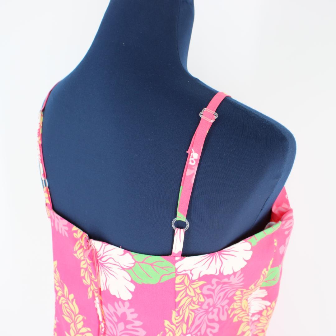 新品 ハワイ製フラダンス衣装】ピンク LIILIILEA ドレス ワンピース