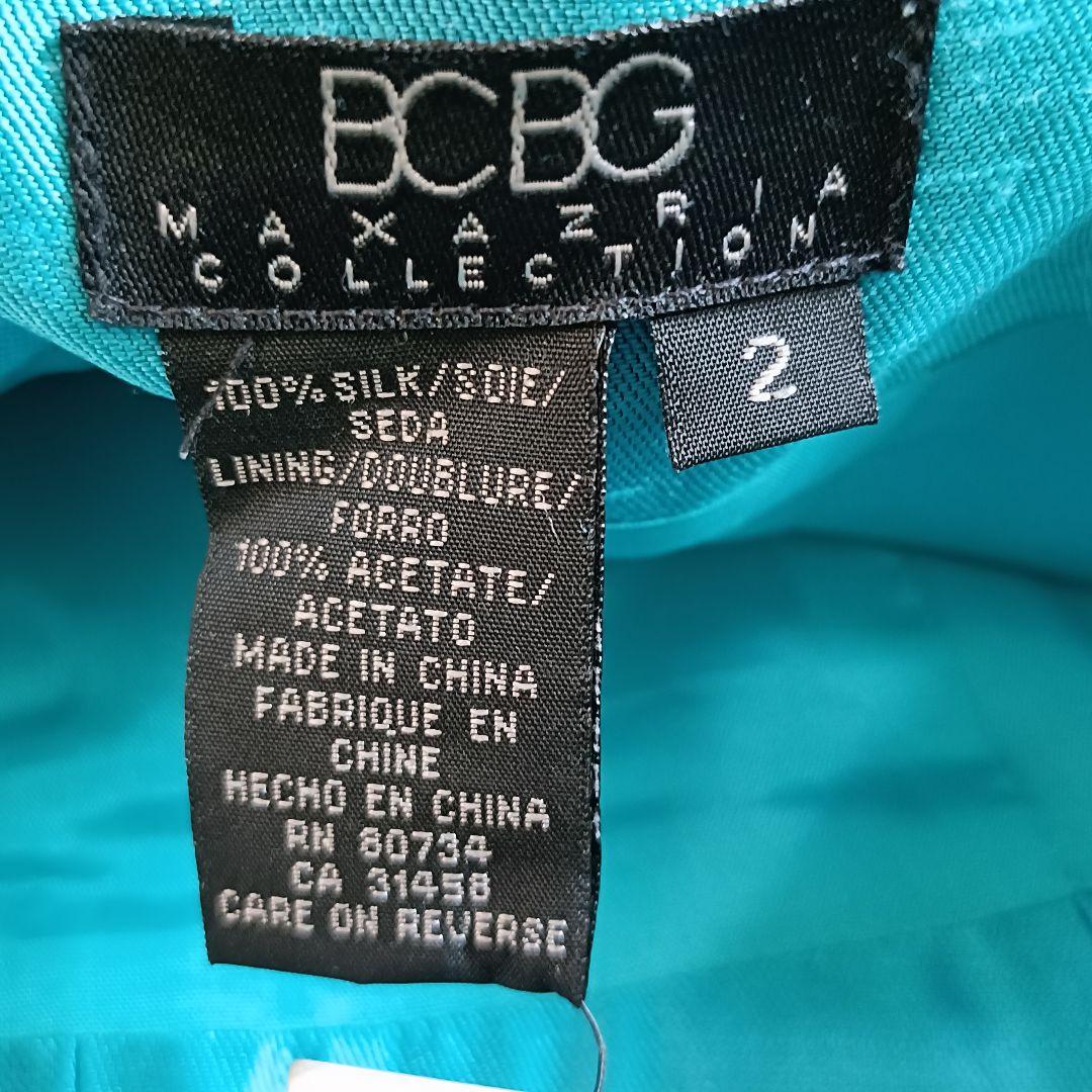 【a1611】BCBG MAX AZRIA 新品 タグ付き ドレス 2 シルク