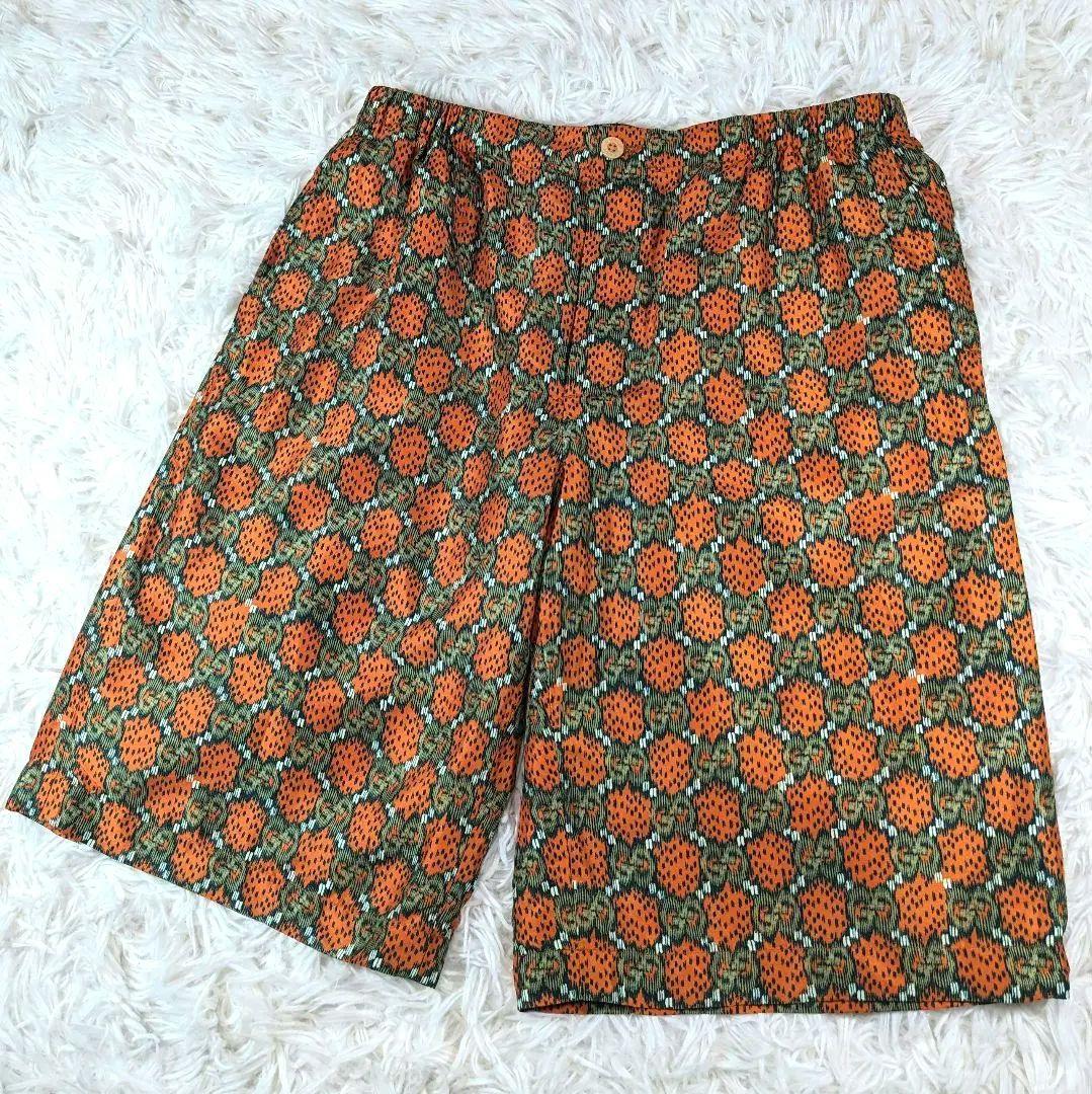 styles✨GUCCI　GG総柄ショートパンツ　オレンジ　48 Lサイズ