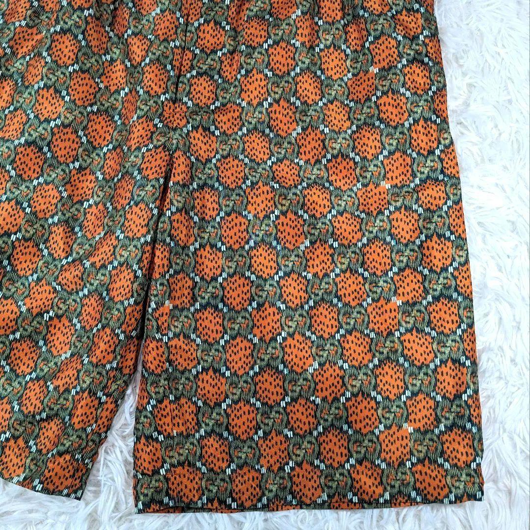styles✨GUCCI　GG総柄ショートパンツ　オレンジ　48 Lサイズ