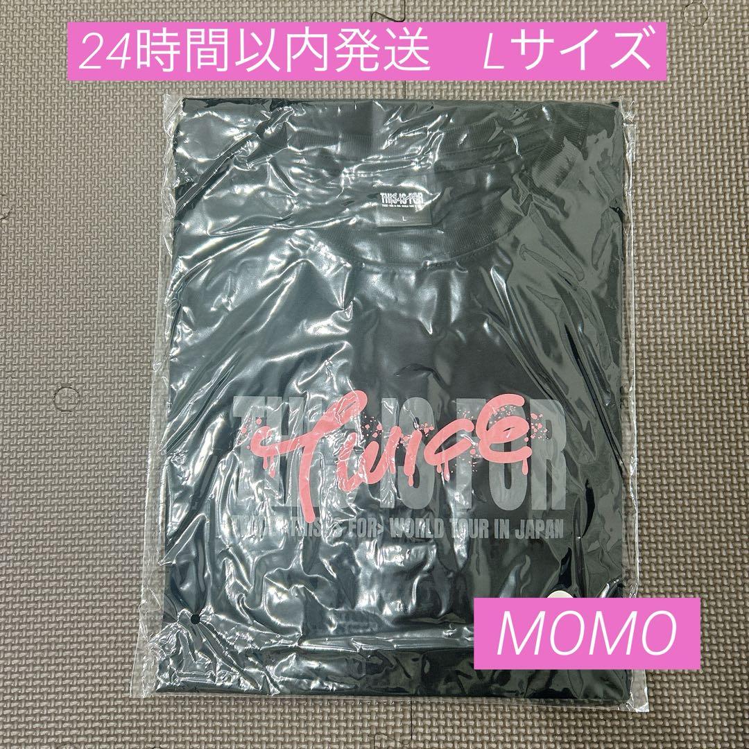 TWICE THIS IS FOR ツアー　半袖　Tシャツ　モモ　Lサイズ