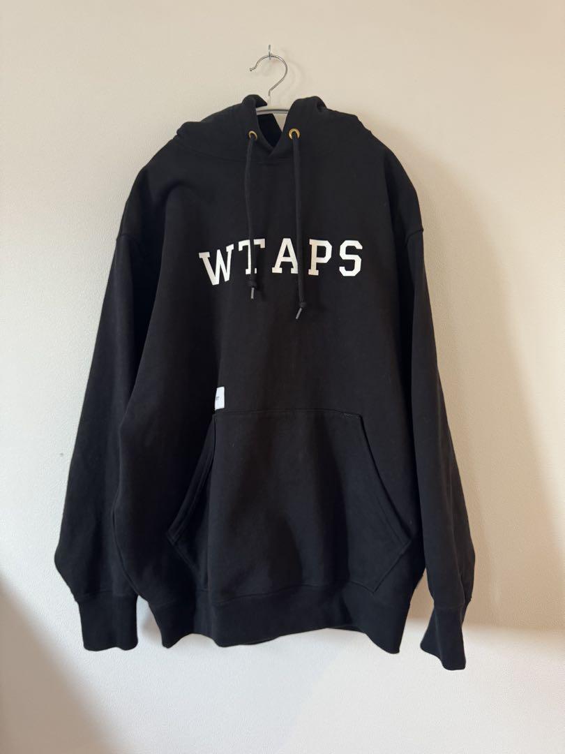 WTAPS ブラックパーカー サイズX 01トップス