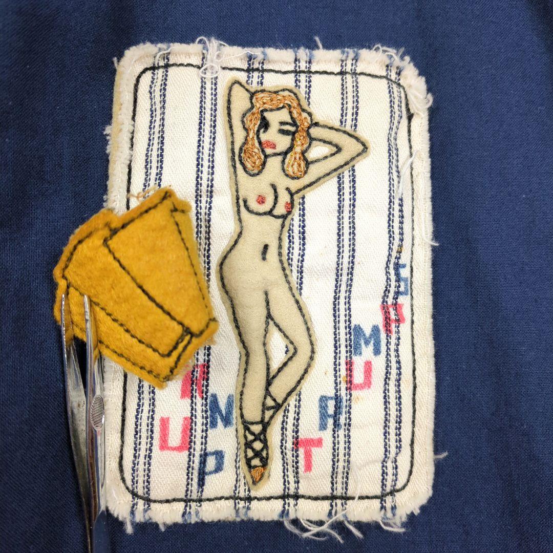 長袖 ネイビー