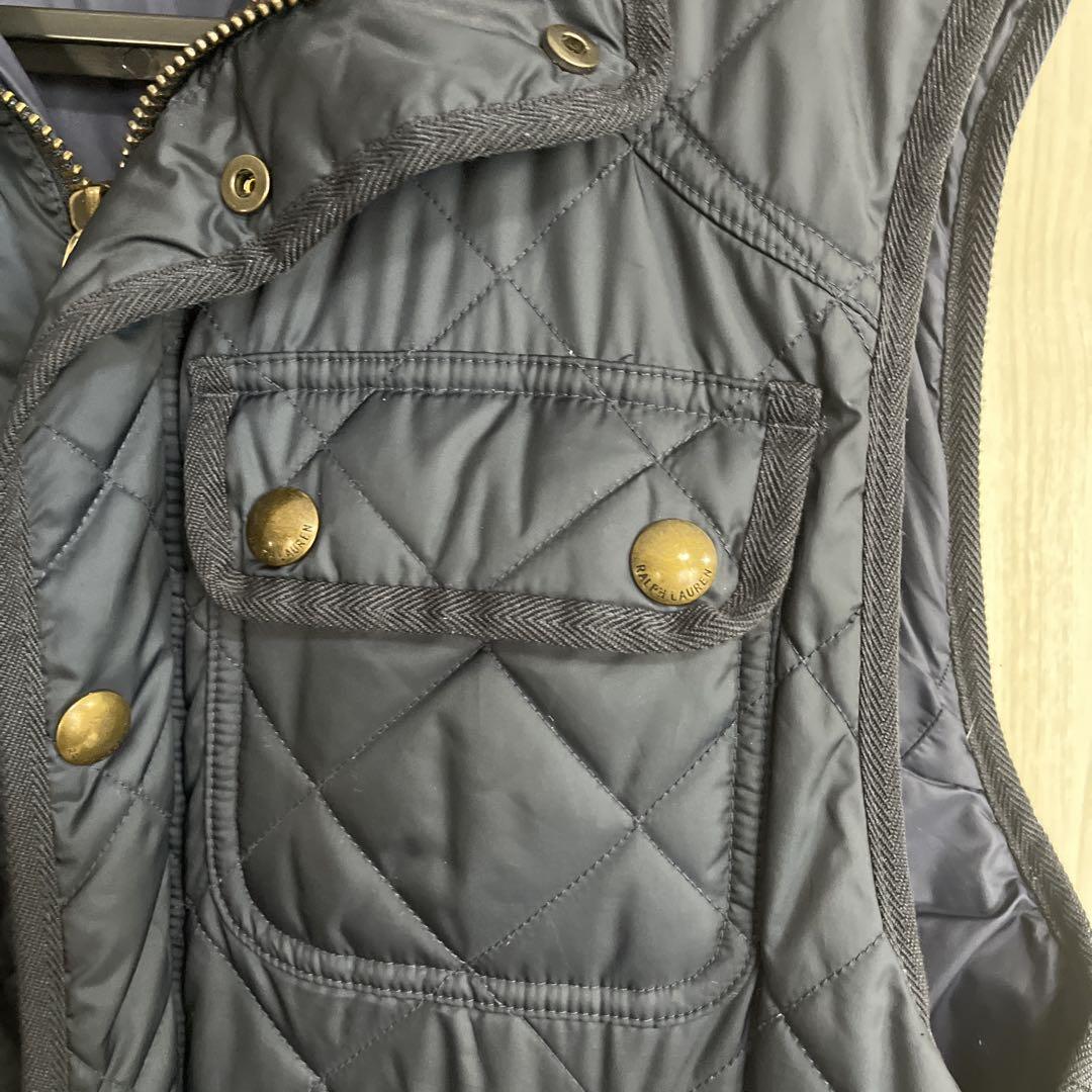 POLO RALPH LAUREN ネイビー キルティングベスト M