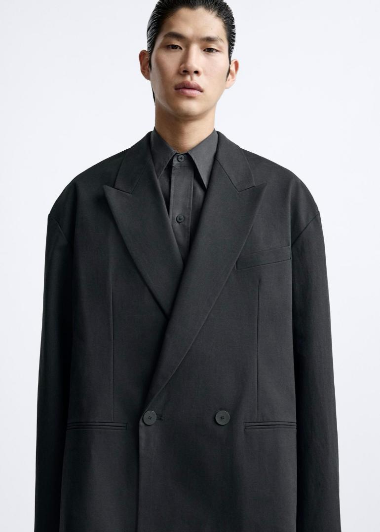 ZARA×STUDIO NICHOLSON ダブルブレスト ブレザー ZARA×STUDIO NICHOLSON ダブルブレスト ブレザー
