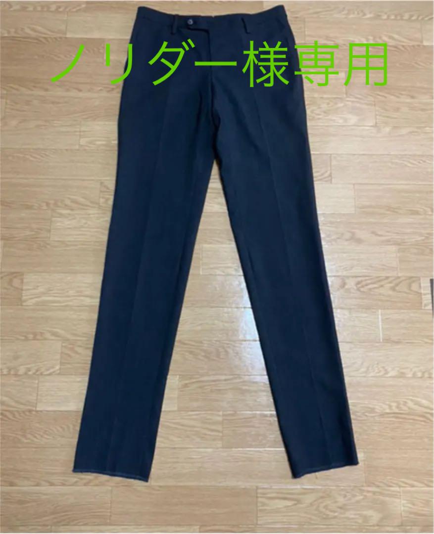 スーツカンパニー ウォッシャブルスラックス チャコールグレー