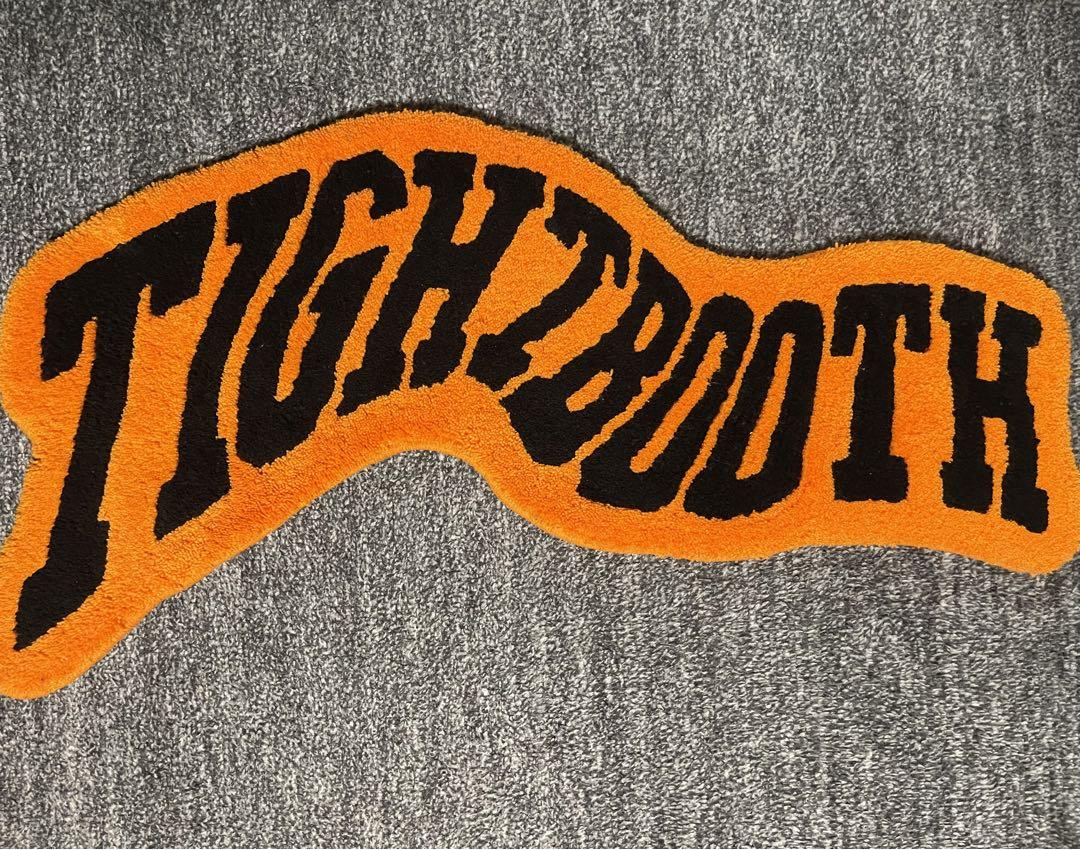 タイトブース　ラグマット　TIGHTBOOTH ACID LOGO RUG