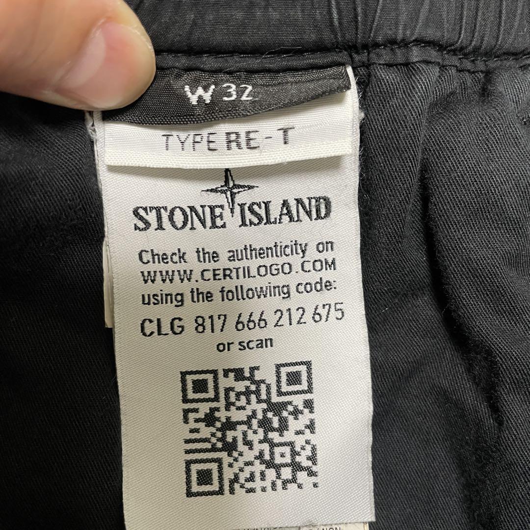 STONE  CARGO PANTS W32 ”BLACK\"