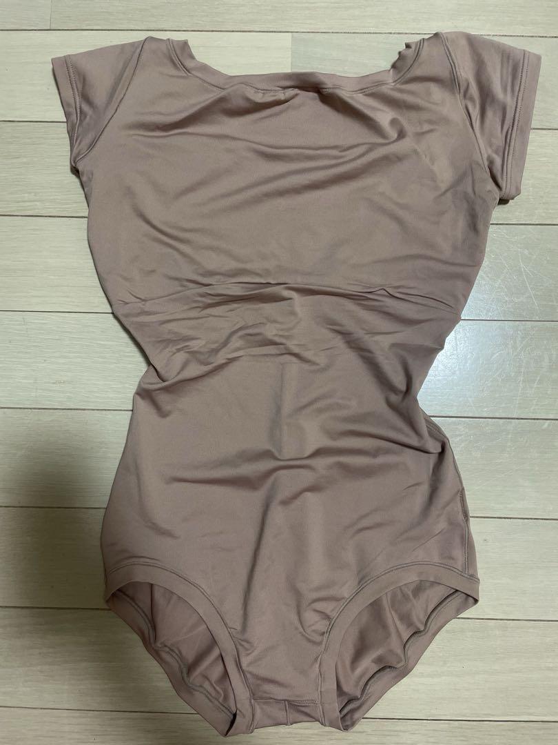 チャコット　レオタード　オレンジベージュ　Sサイズ