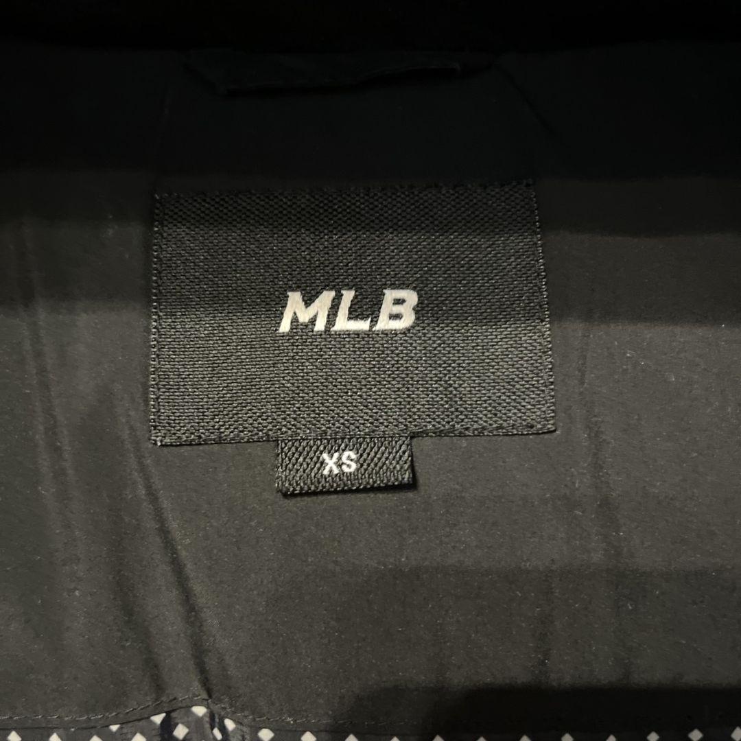 MLB　野球　ダウンコート　メンズ　XS　ブラック　　刺繍ロゴ