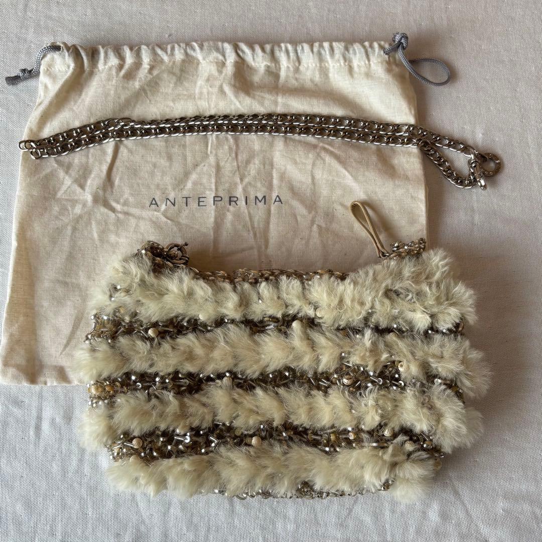 アンテプリマ ファー チェーン ワイヤーバッグ 保存袋ANTEPRIMA
