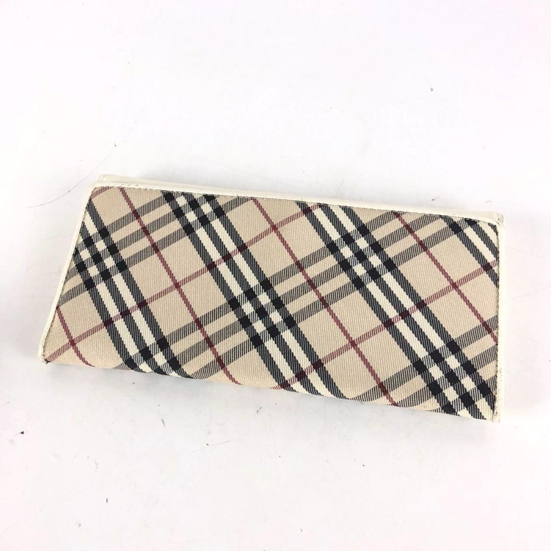 Burberry バーバリー ノバチェック 二つ折り長財布 レディース ブランド Burberry バーバリー ノバチェック 二つ折り長財布 レディース ブランド