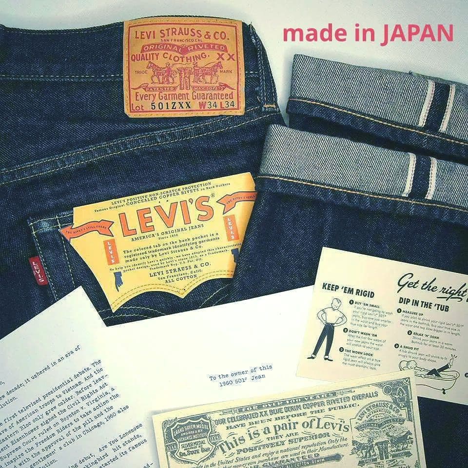 濃色W34L34 リーバイス LVC 501ZXX ビッグE TALON デニムL Levi s