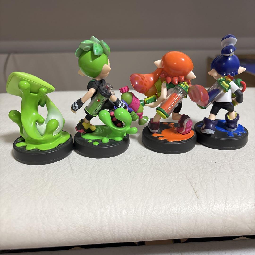 スプラトゥーン アミーボ　4体　おまけ スプラトゥーン アミーボ 4体 おまけ
