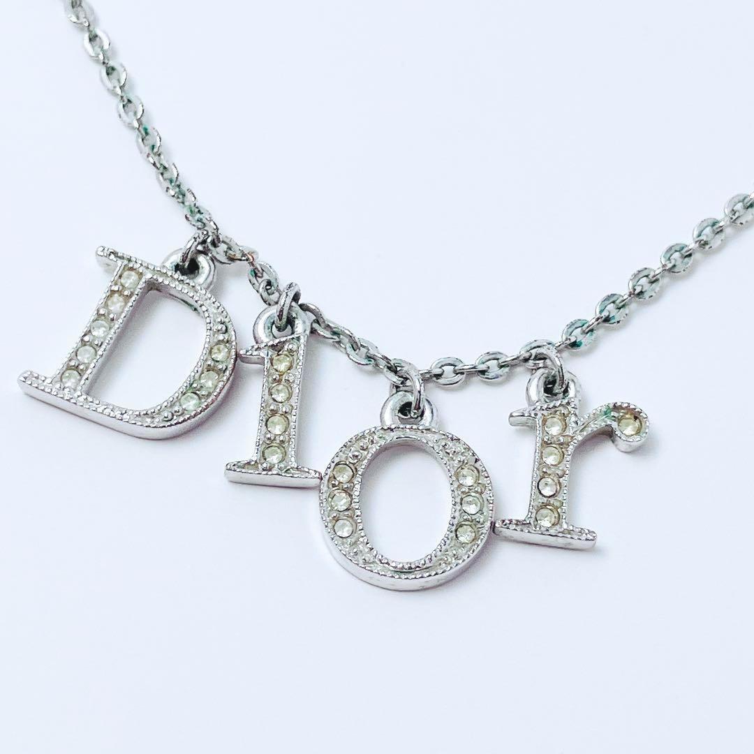 dior ディオール ネックレス チョーカー シルバー レディース 1163