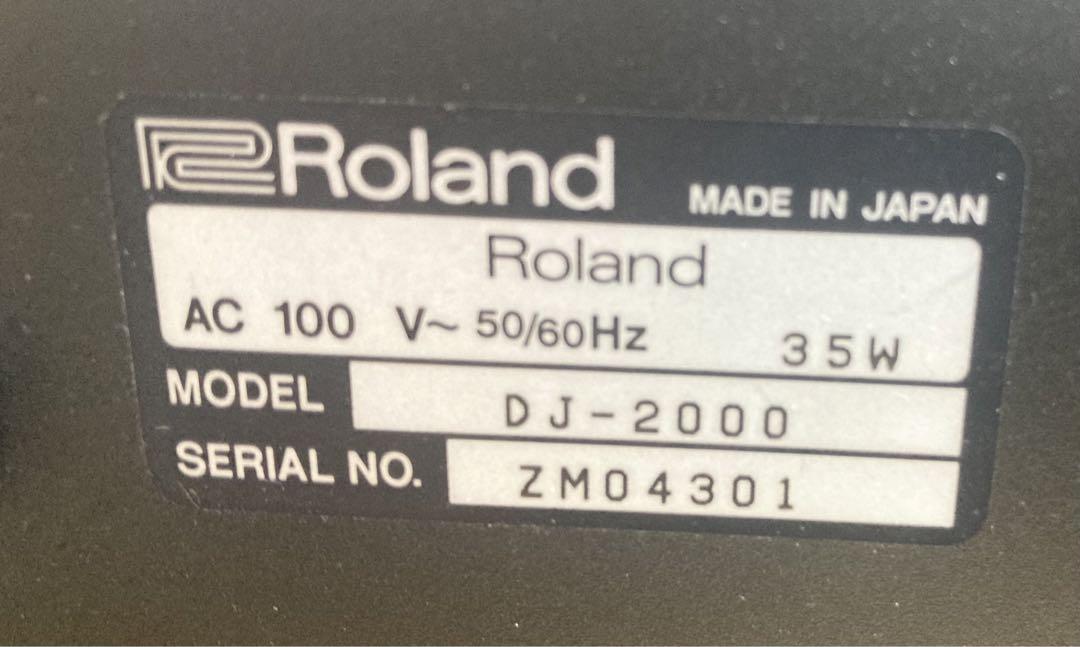 ☆超超激レア ROLAND DJ2000 ミキサー 名機 ジャンク品 ローランド ☆超超激レア ROLAND DJ2000 ミキサー 名機 ジャンク品
