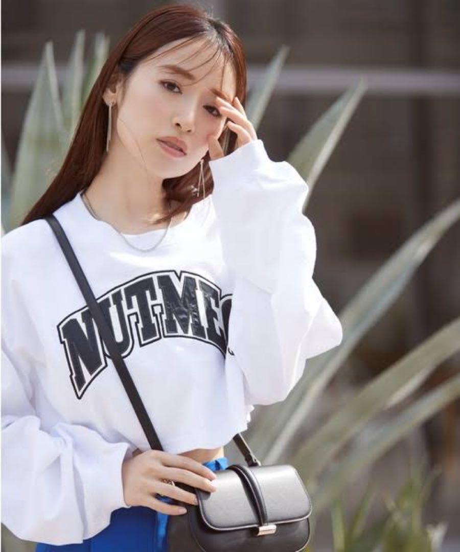 SNIDEL（スナイデル）の「【NUTMEG】クロップドロングTシャツ（T
