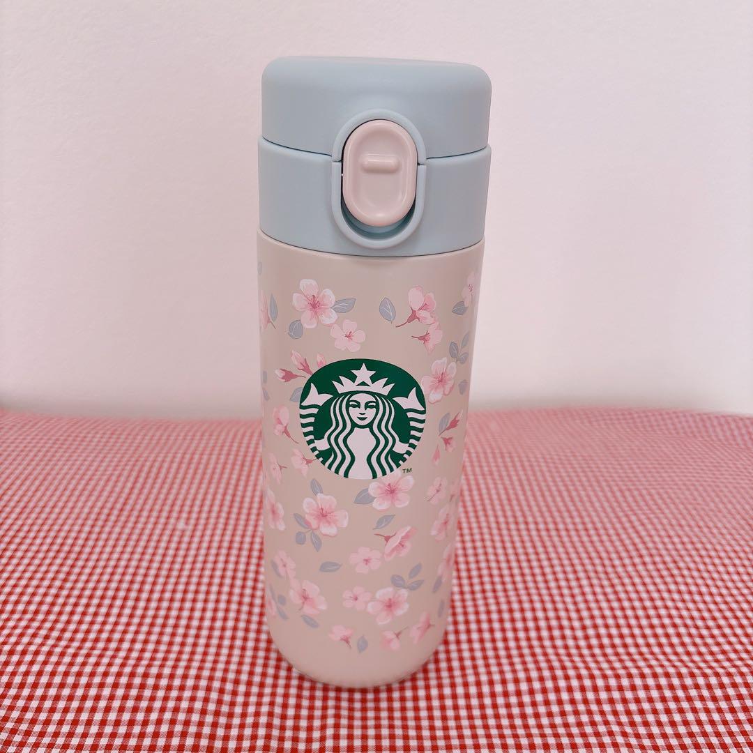 【新品.未使用】☆スターバックス☆桜ステンレスボトルフローラル☆381ml☆