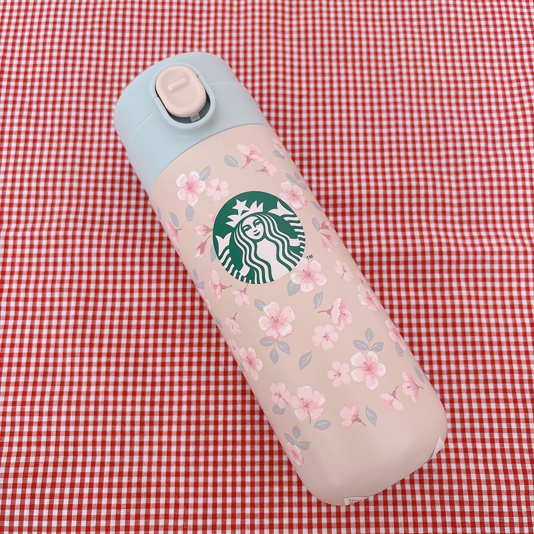 【新品.未使用】☆スターバックス☆桜ステンレスボトルフローラル☆381ml☆