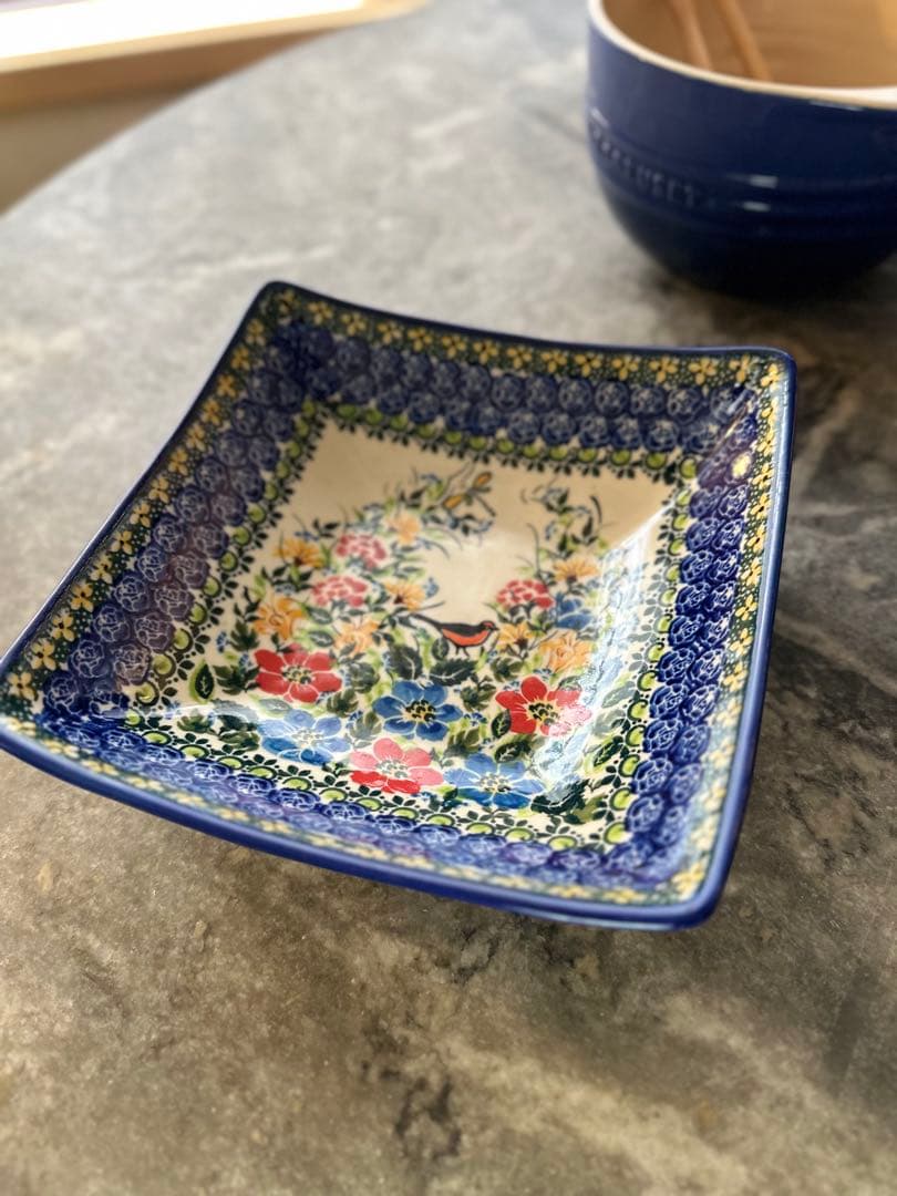 ポーランド食器　KALICH社　限定品(Unikat) 花柄皿