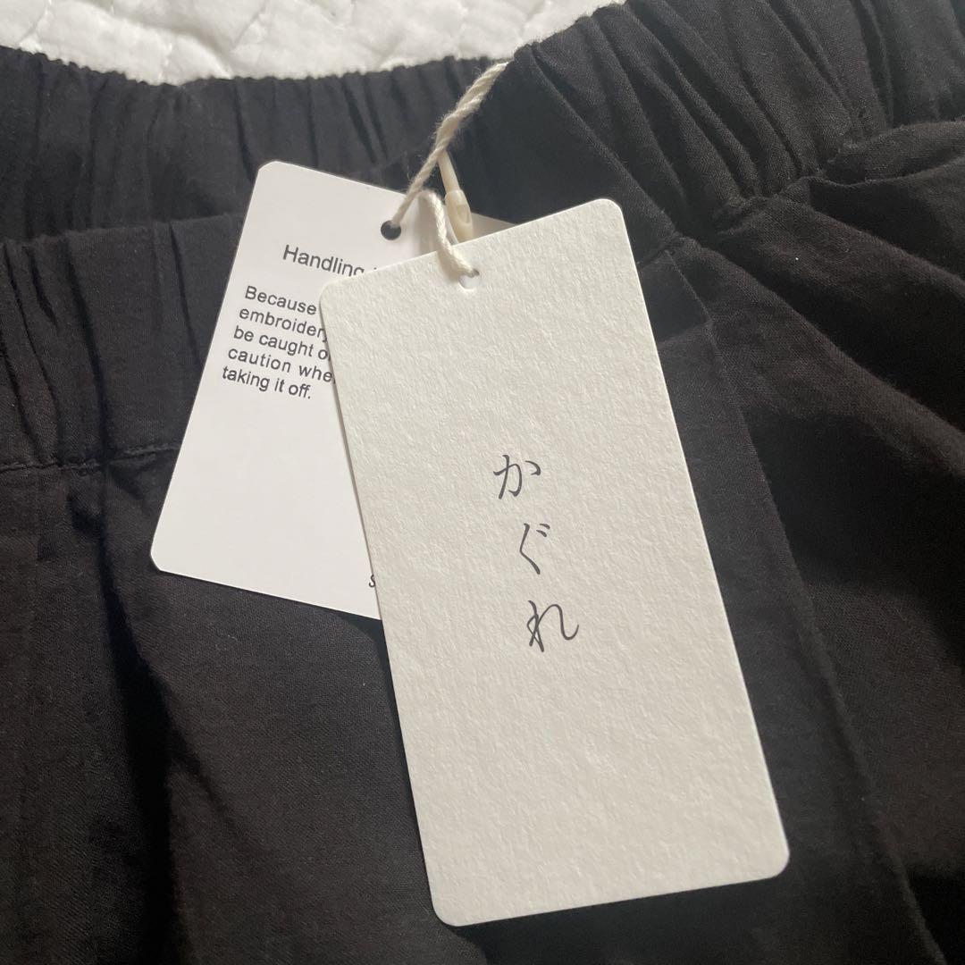 新品 完売商品 かぐれ 刺繍ギャザースカート