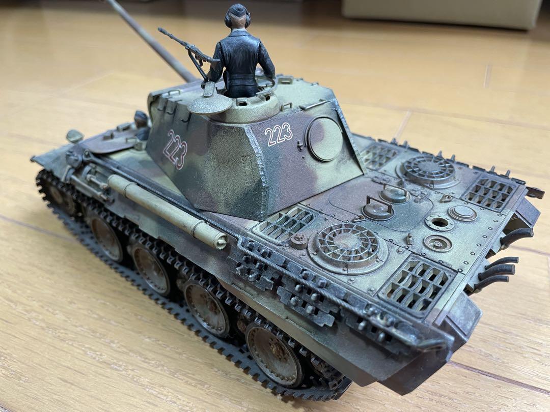 タミヤ1/35 パンター ドイツ陸軍中戦車 戦車プラモデル完成品