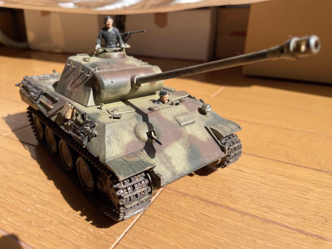 タミヤ1/35 パンター ドイツ陸軍中戦車 戦車プラモデル完成品