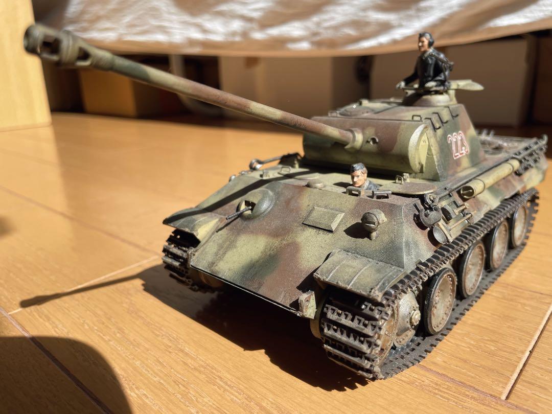 タミヤ1/35 パンター ドイツ陸軍中戦車 戦車プラモデル完成品