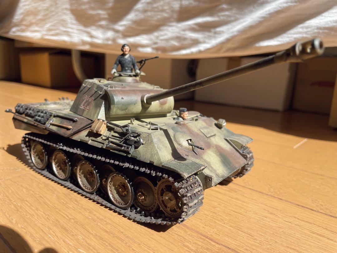 タミヤ1/35 パンター ドイツ陸軍中戦車 戦車プラモデル完成品