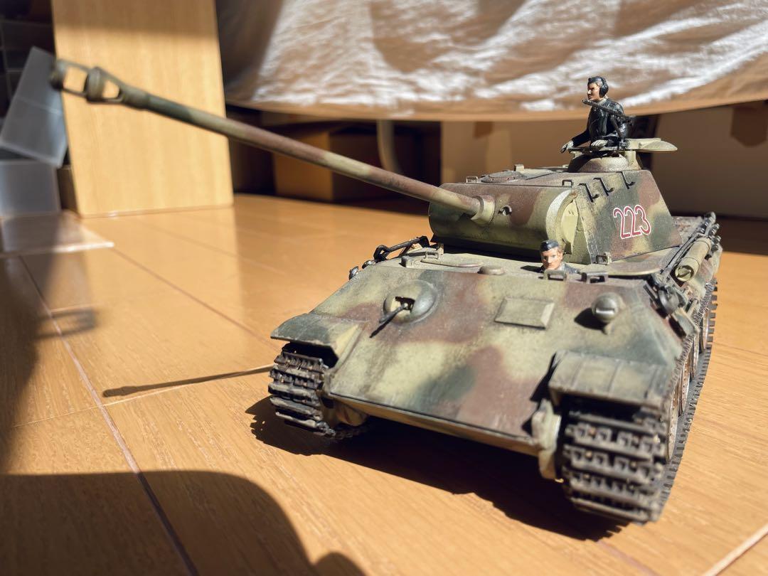 タミヤ1/35 パンター ドイツ陸軍中戦車 戦車プラモデル完成品
