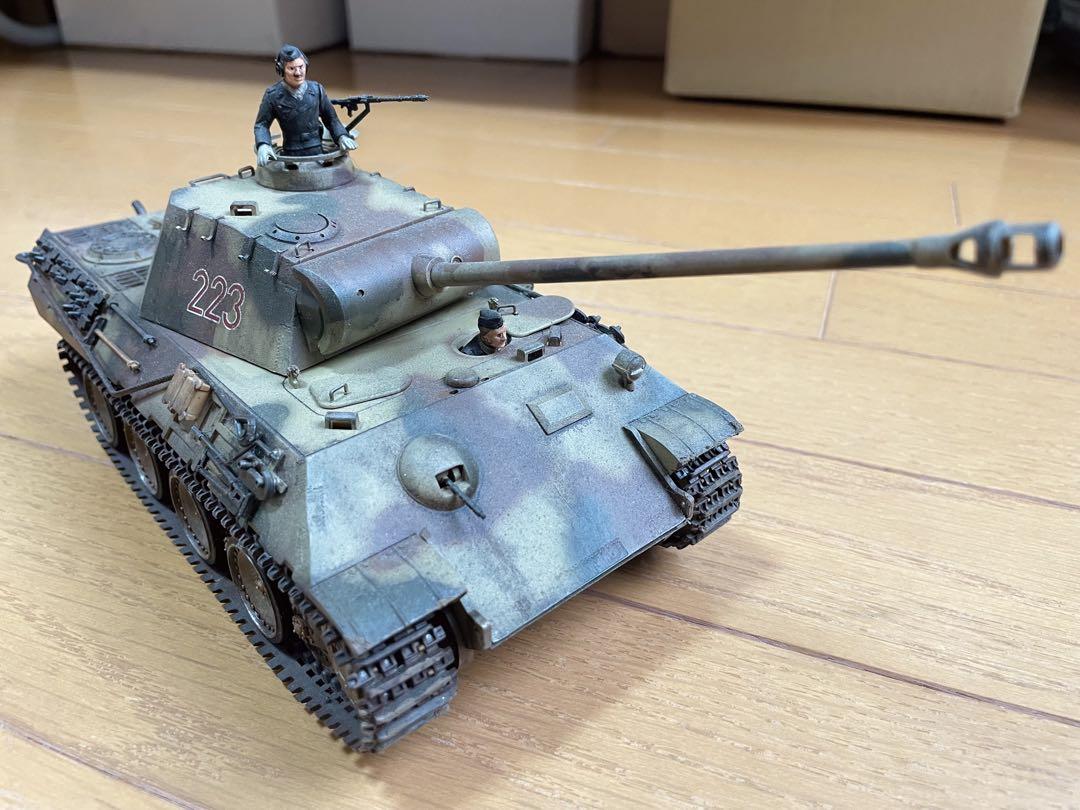 タミヤ1/35 パンター ドイツ陸軍中戦車 戦車プラモデル完成品