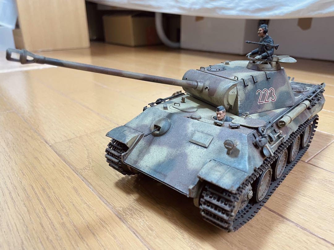 タミヤ1/35 パンター ドイツ陸軍中戦車 戦車プラモデル完成品