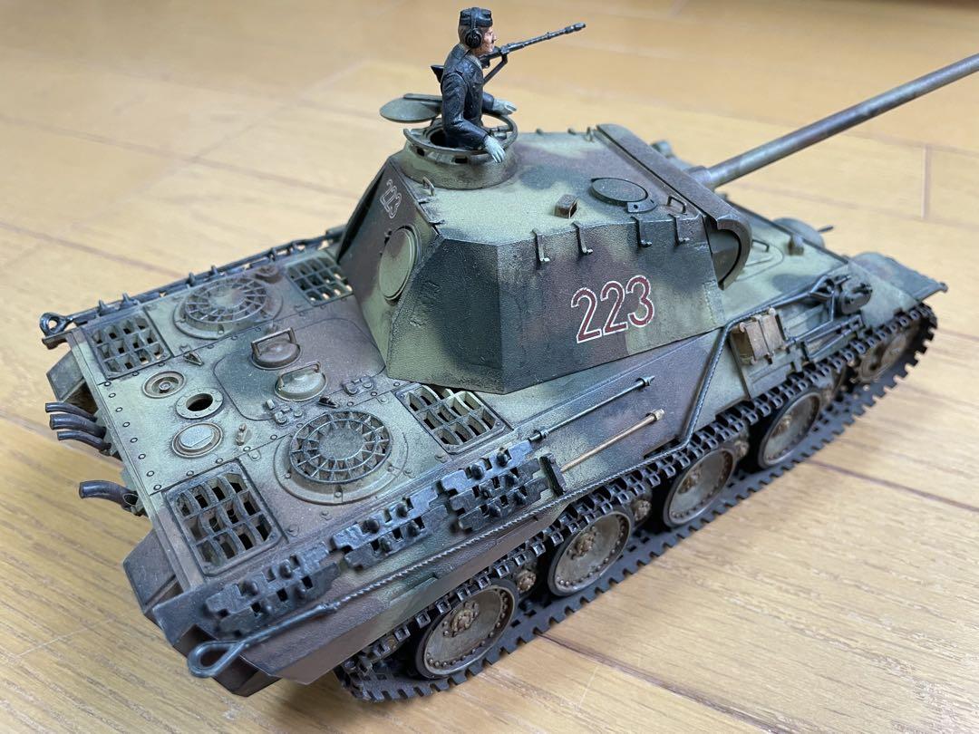 タミヤ1/35 パンター ドイツ陸軍中戦車 戦車プラモデル完成品