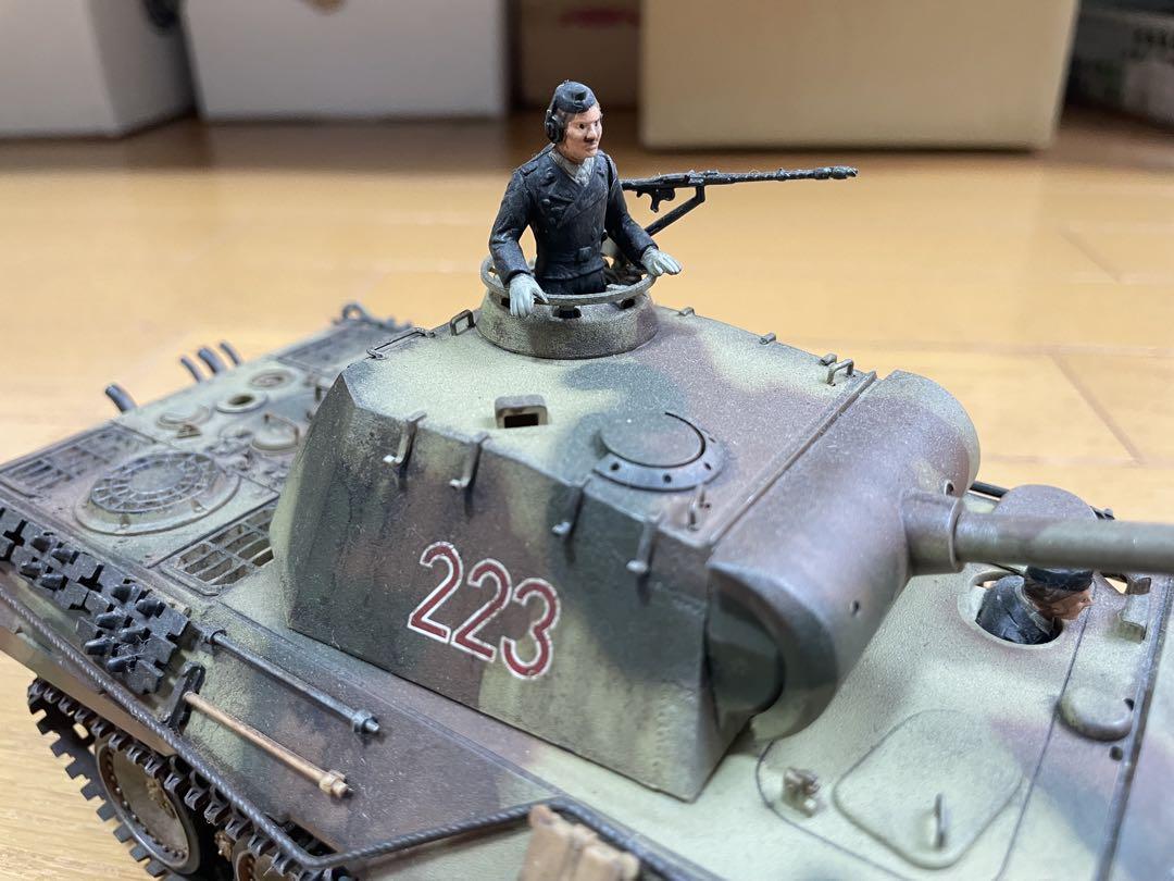 タミヤ1/35 パンター ドイツ陸軍中戦車 戦車プラモデル完成品