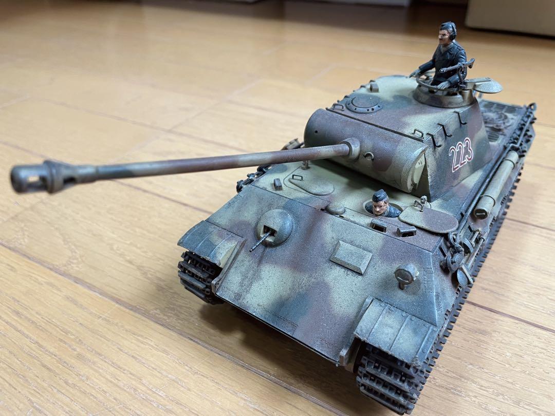 タミヤ1/35 パンター ドイツ陸軍中戦車 戦車プラモデル完成品