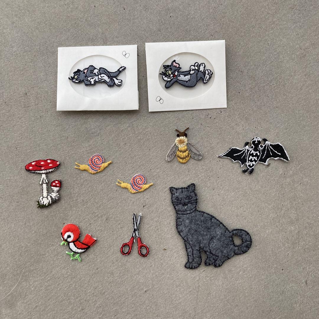 アイロンワッペン 10点 【中古】 アイロンワッペン 10点 【中古】