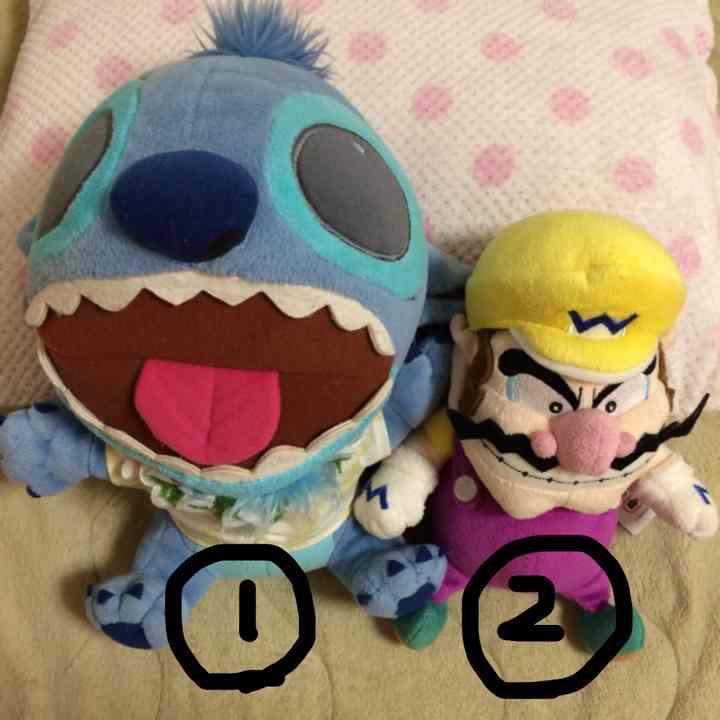 特大スペースワールドぬいぐるみペア非売品うさぎ