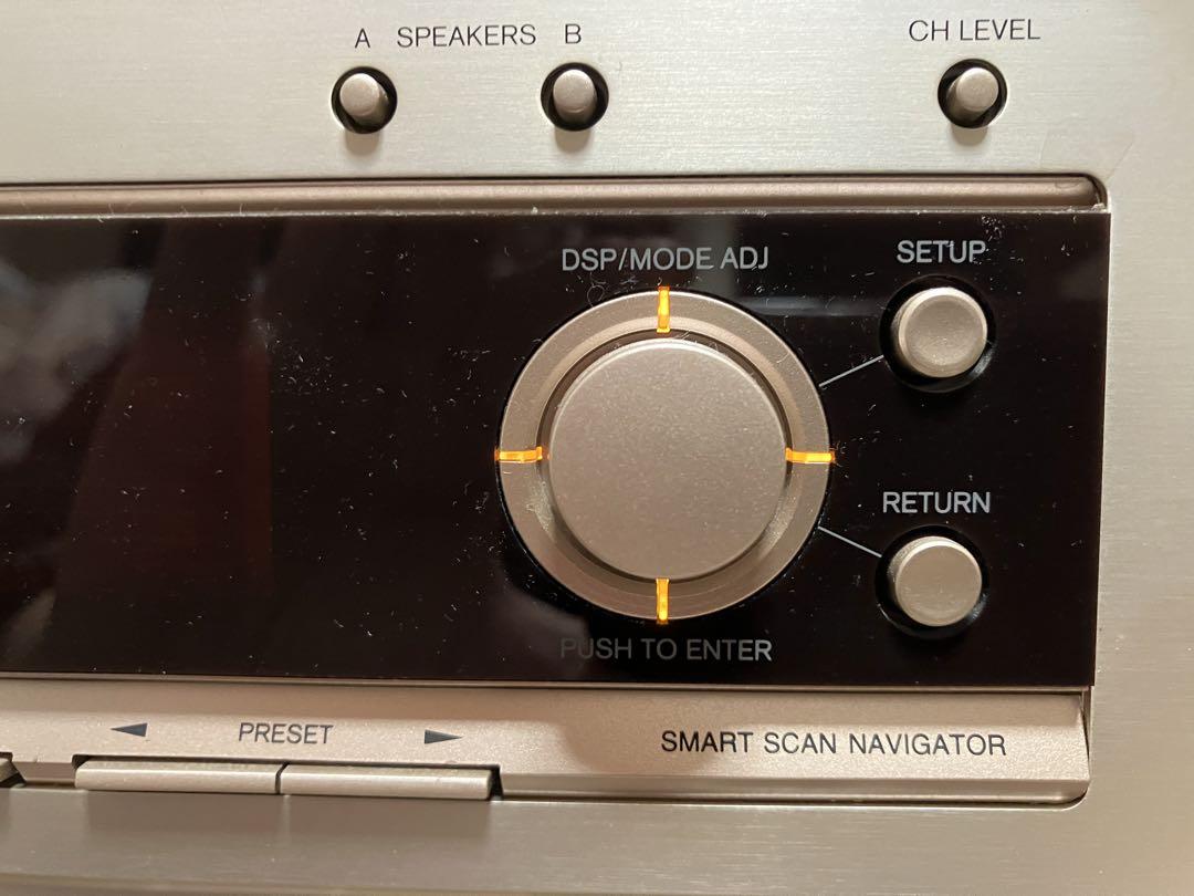【動作品】ONKYO・TX-DS595／AVレシーバー・ワイヤレスリモコン付き