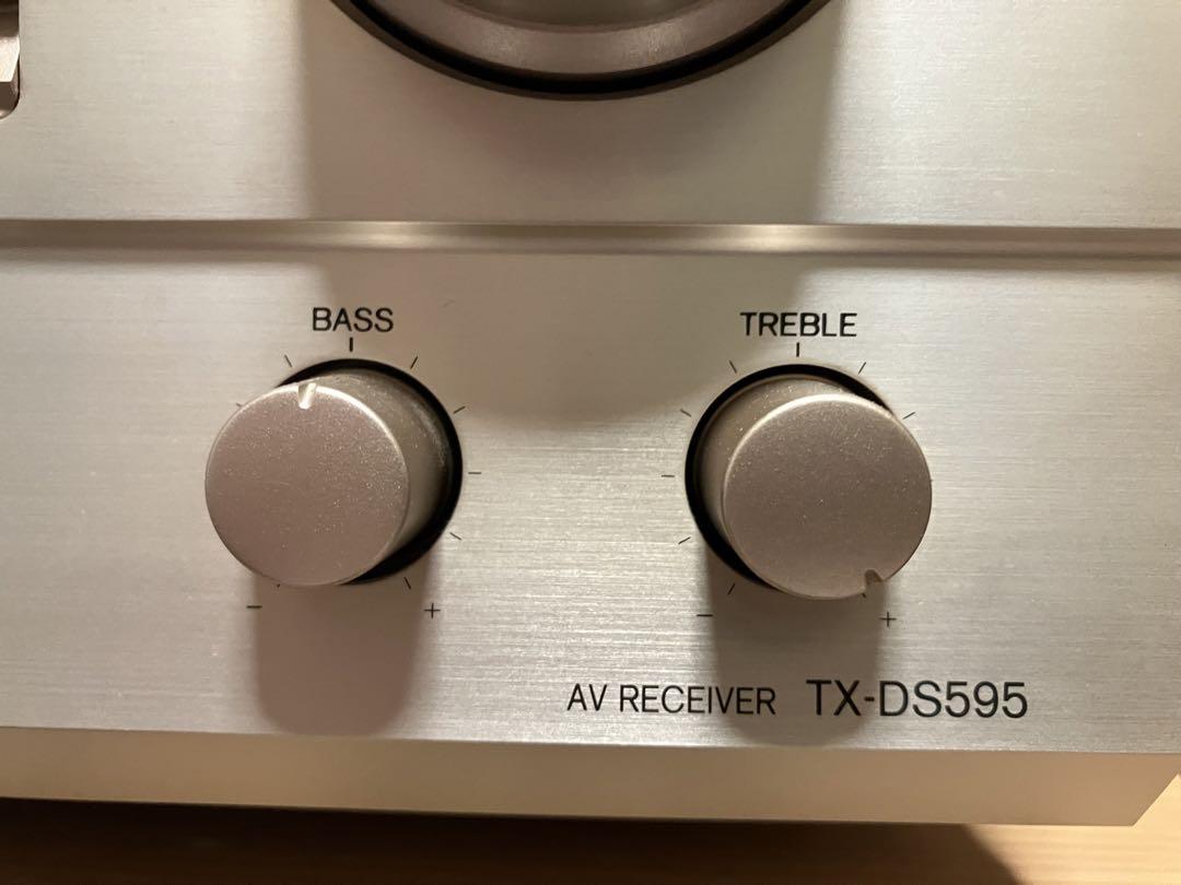 【動作品】ONKYO・TX-DS595／AVレシーバー・ワイヤレスリモコン付き