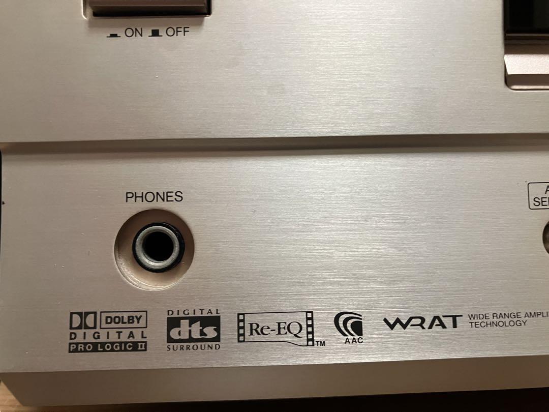 【動作品】ONKYO・TX-DS595／AVレシーバー・ワイヤレスリモコン付き