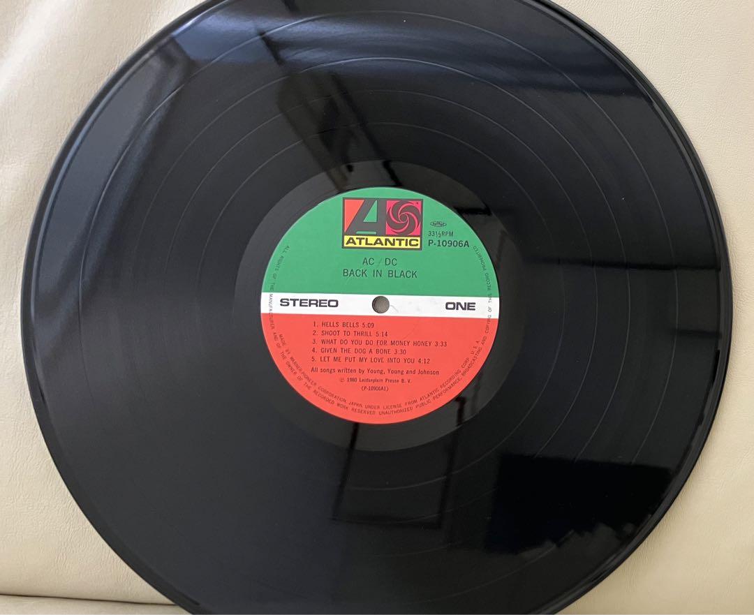 AC/DC Back in Black アナログLPレコード 国内オリジナル盤