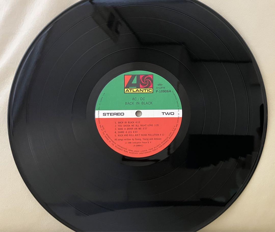 AC/DC Back in Black アナログLPレコード 国内オリジナル盤