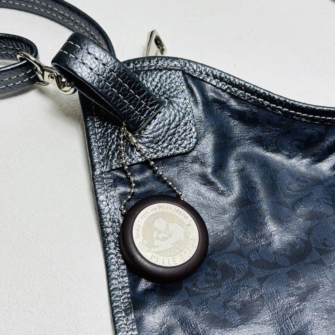 PELLE BORSAはペレボルサ ネイビー 3Wayリュックショルダー