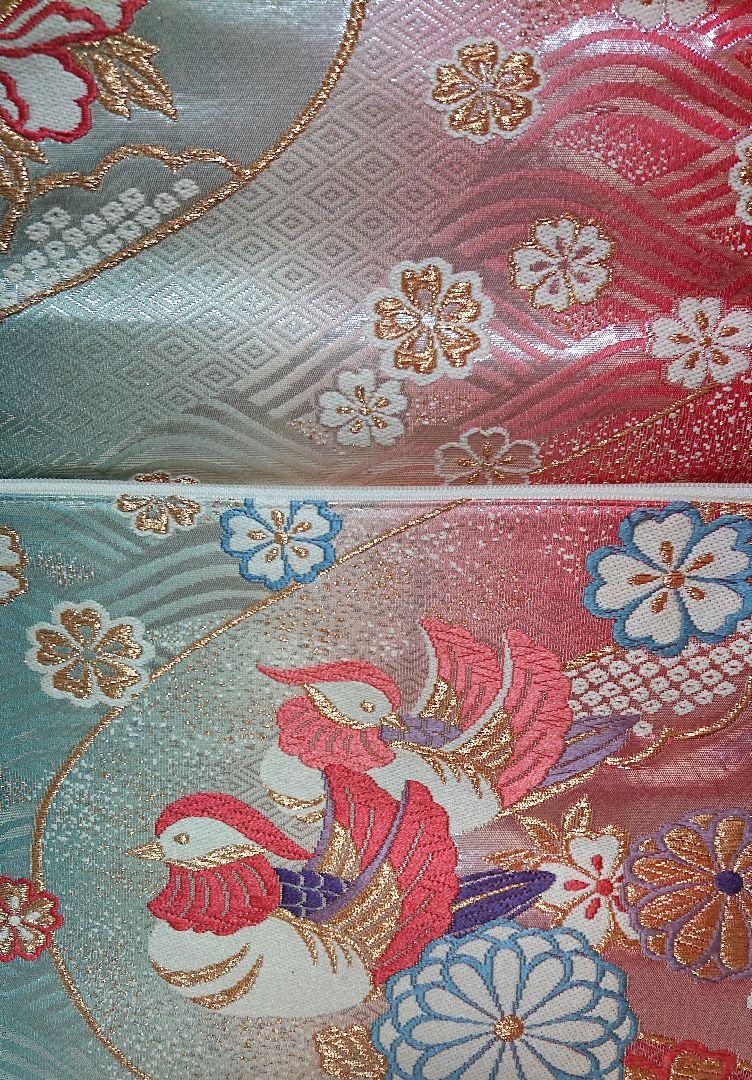 ❤帯リメイクリュック❤淡いピンク系❤２個セット❤ 帯リメイクリュック❤ピンク&パステル系❤未使用品❤2個セット❤
