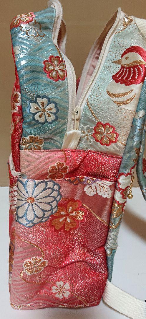 ❤帯リメイクリュック❤淡いピンク系❤２個セット❤ 帯リメイクリュック❤ピンク&パステル系❤未使用品❤2個セット❤