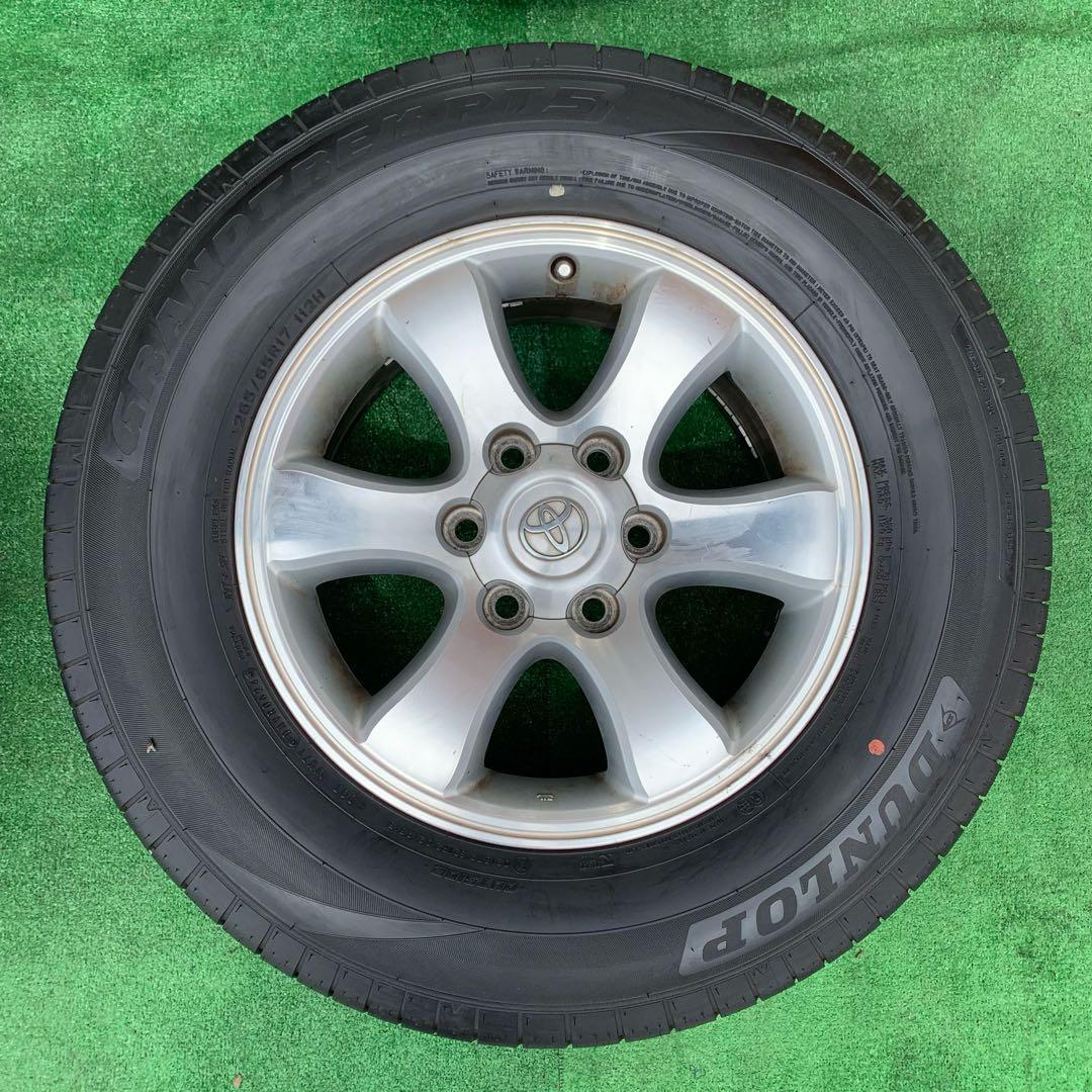 トヨタ プラド 純正 17インチホイール/タイヤ